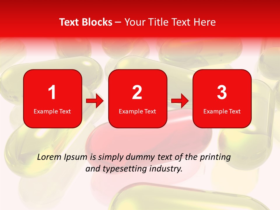 Cure Capsules Dosage PowerPoint Template