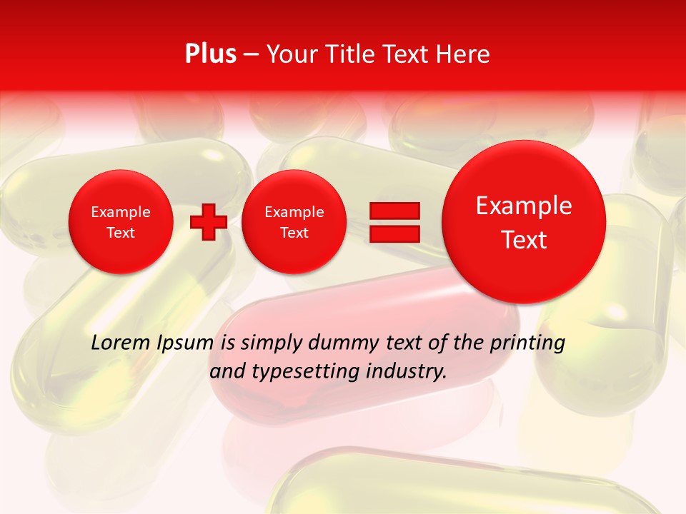 Cure Capsules Dosage PowerPoint Template