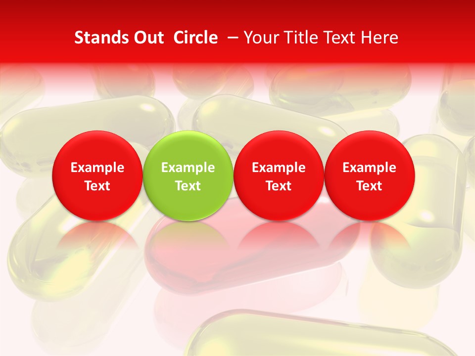 Cure Capsules Dosage PowerPoint Template