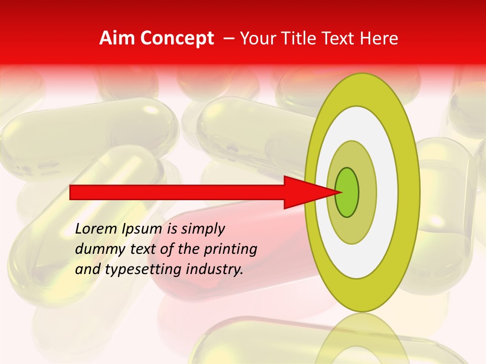 Cure Capsules Dosage PowerPoint Template