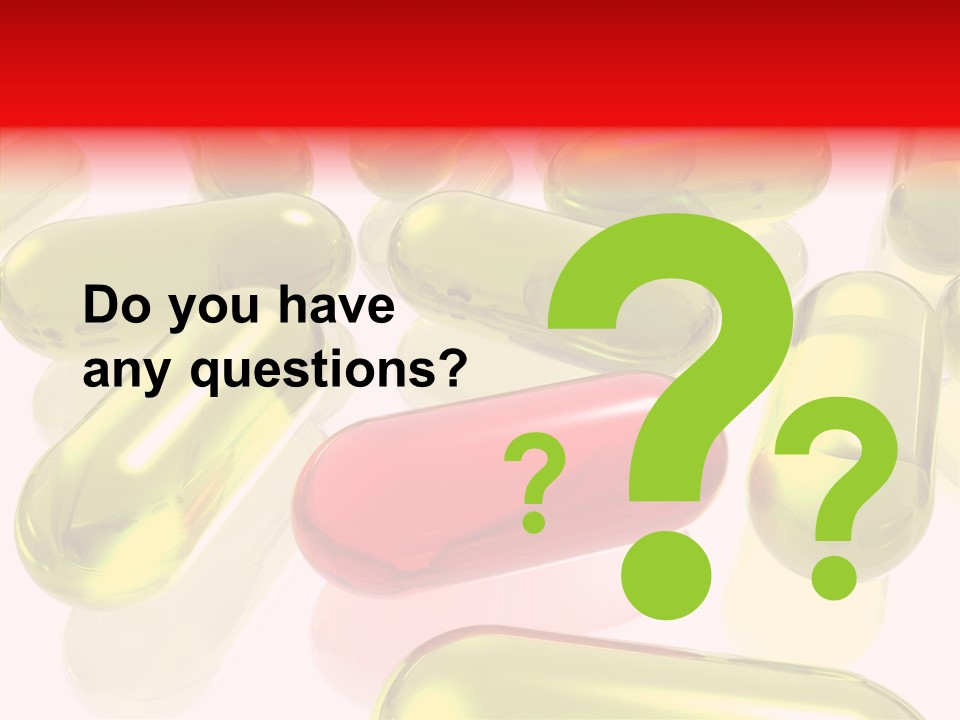 Cure Capsules Dosage PowerPoint Template