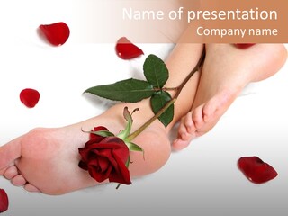 Caress Toes Skin PowerPoint Template