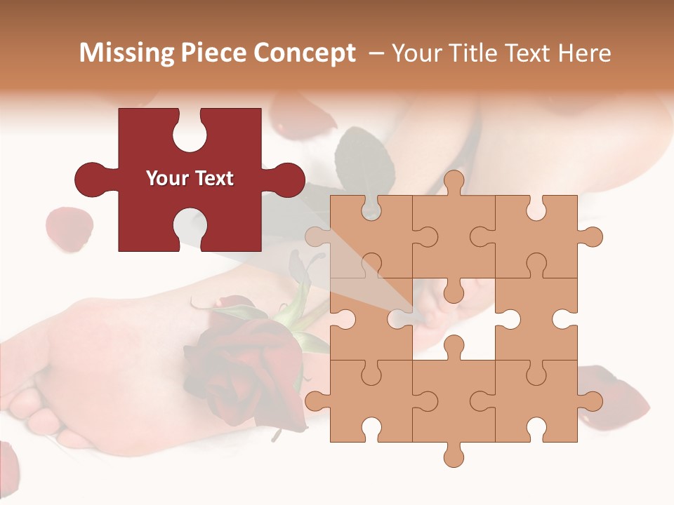 Caress Toes Skin PowerPoint Template