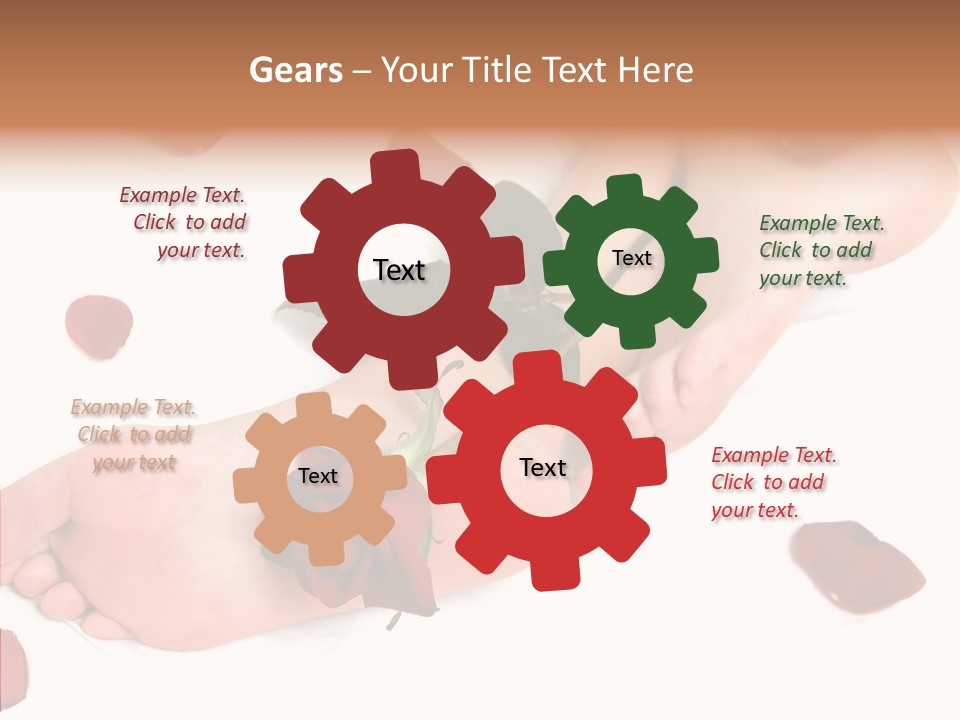 Caress Toes Skin PowerPoint Template