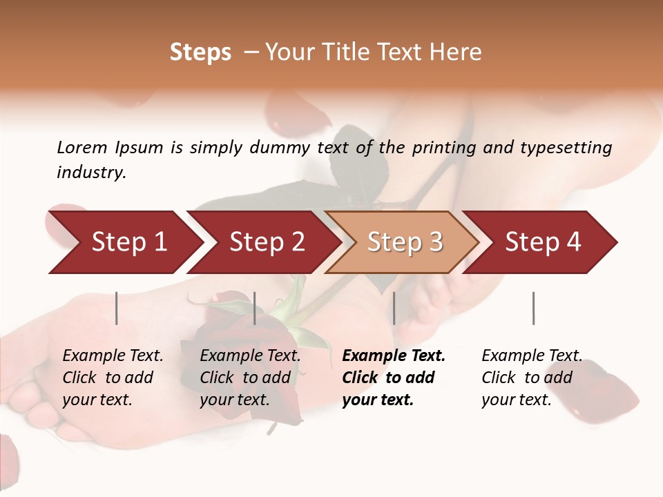 Caress Toes Skin PowerPoint Template