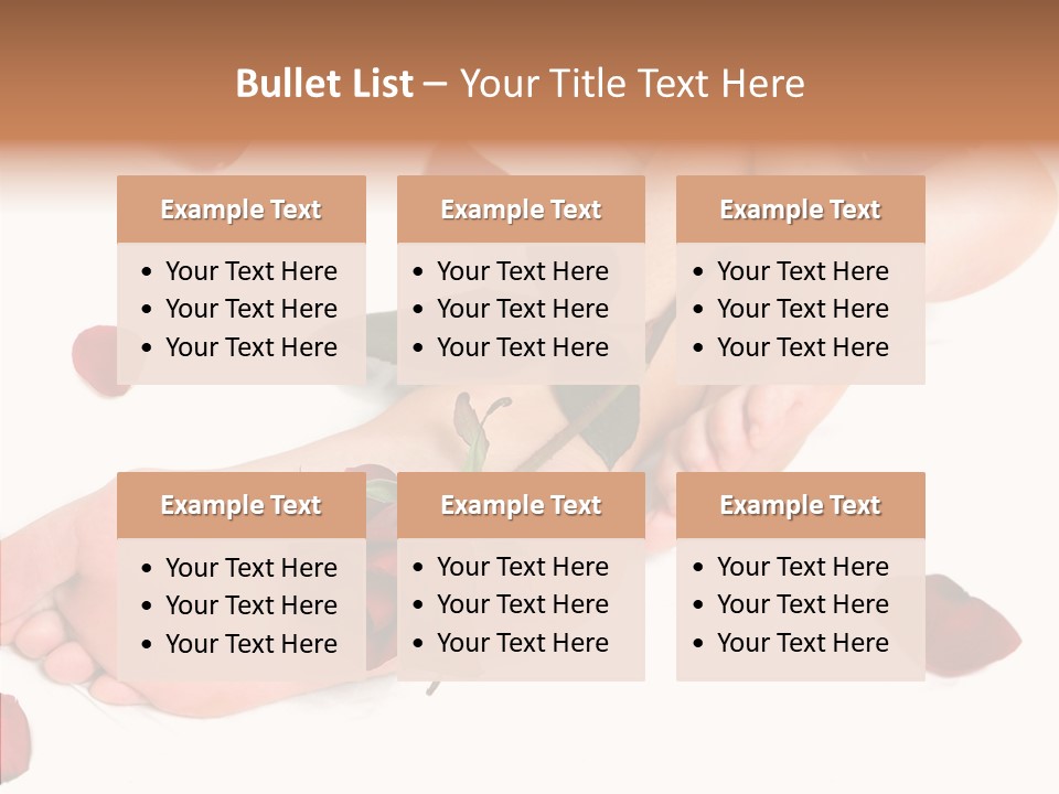 Caress Toes Skin PowerPoint Template