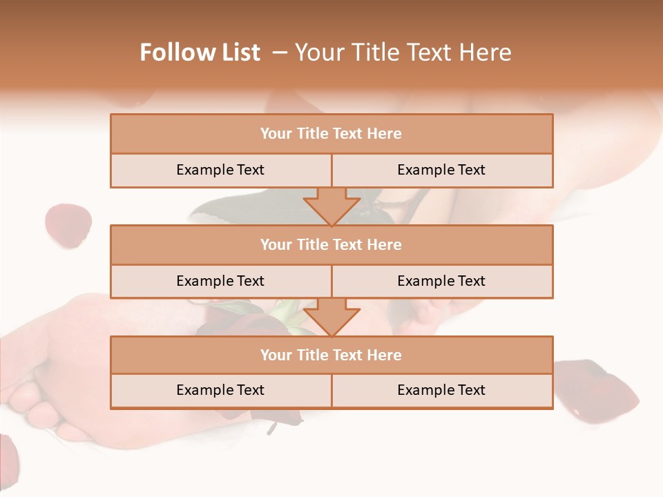 Caress Toes Skin PowerPoint Template