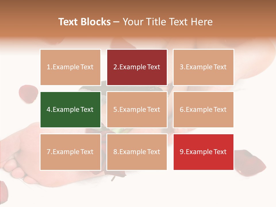 Caress Toes Skin PowerPoint Template