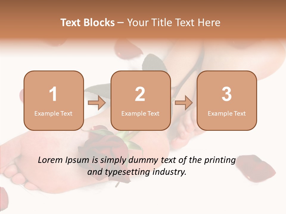 Caress Toes Skin PowerPoint Template
