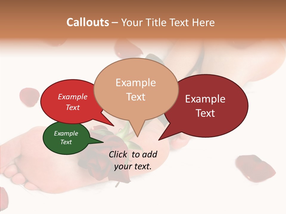 Caress Toes Skin PowerPoint Template