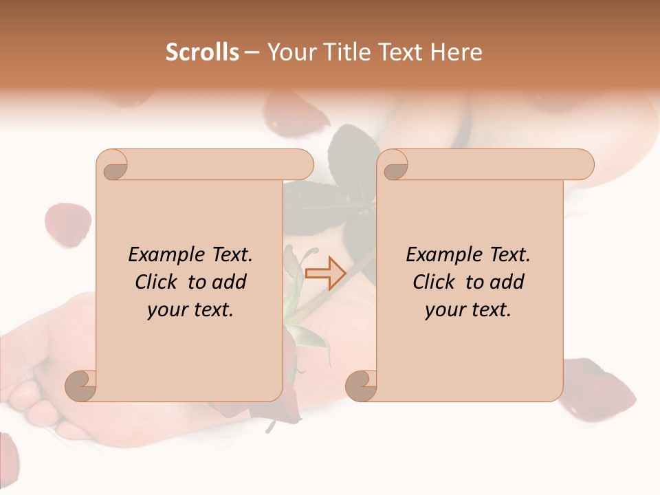 Caress Toes Skin PowerPoint Template