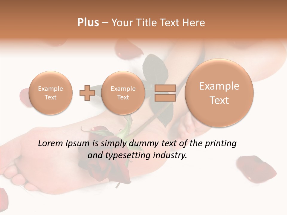 Caress Toes Skin PowerPoint Template
