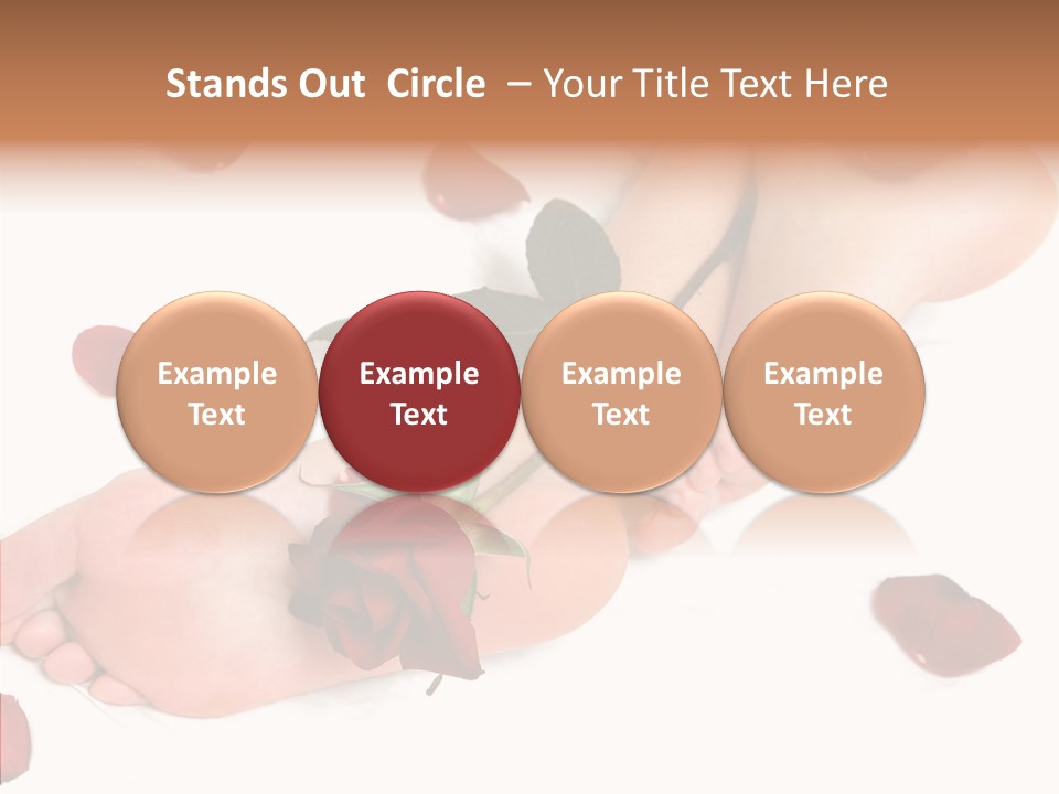 Caress Toes Skin PowerPoint Template