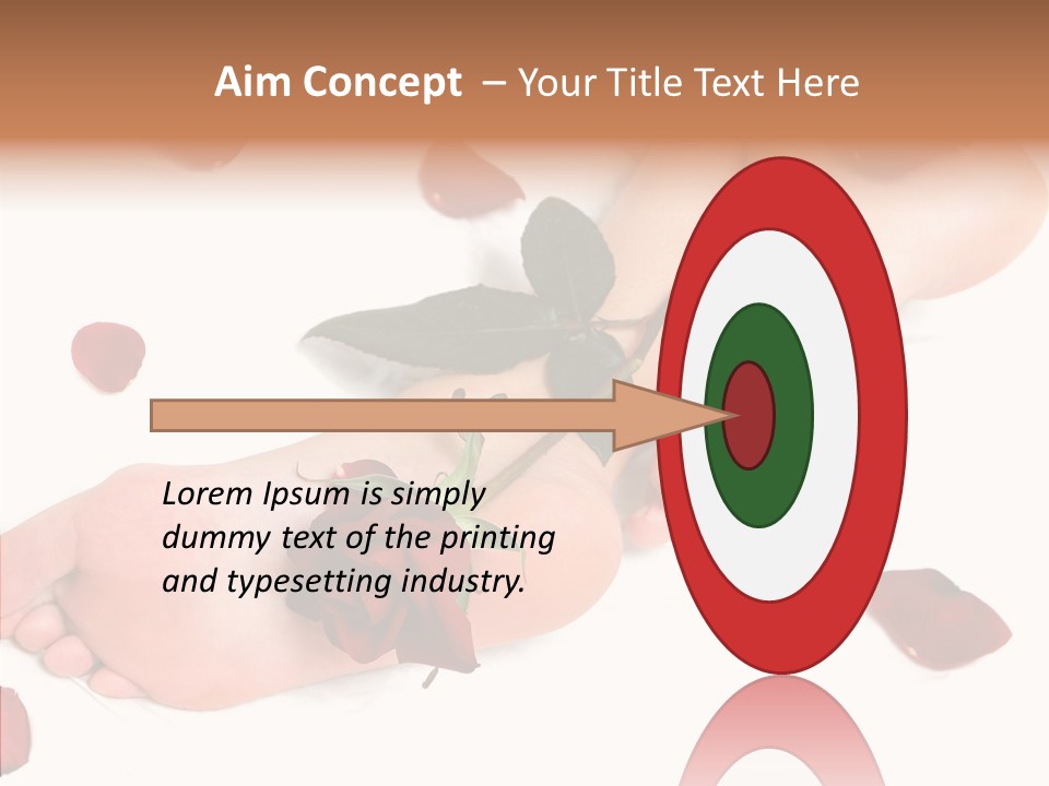 Caress Toes Skin PowerPoint Template