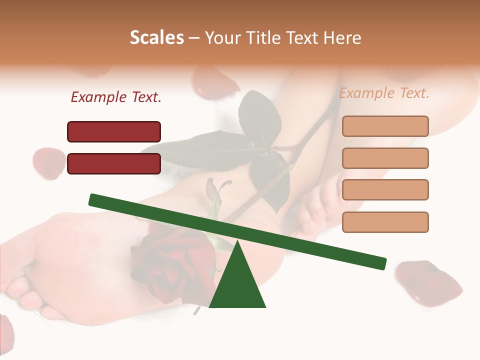Caress Toes Skin PowerPoint Template