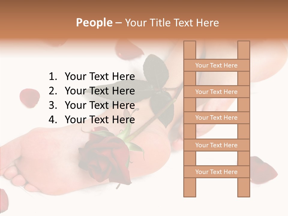 Caress Toes Skin PowerPoint Template
