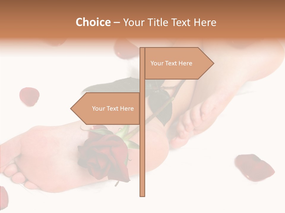 Caress Toes Skin PowerPoint Template