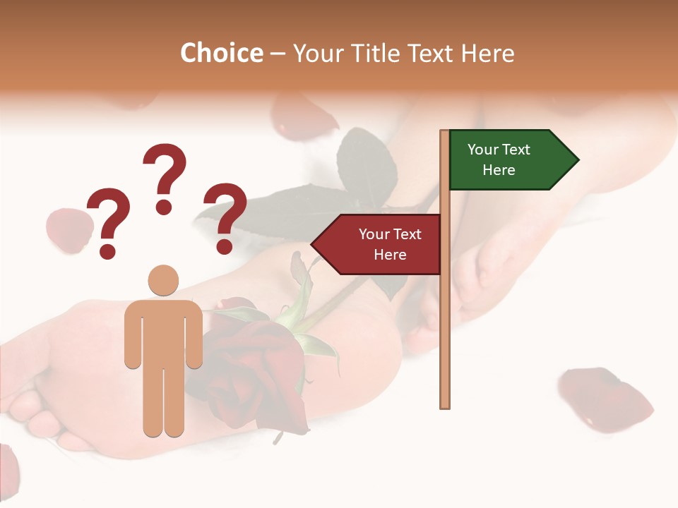 Caress Toes Skin PowerPoint Template