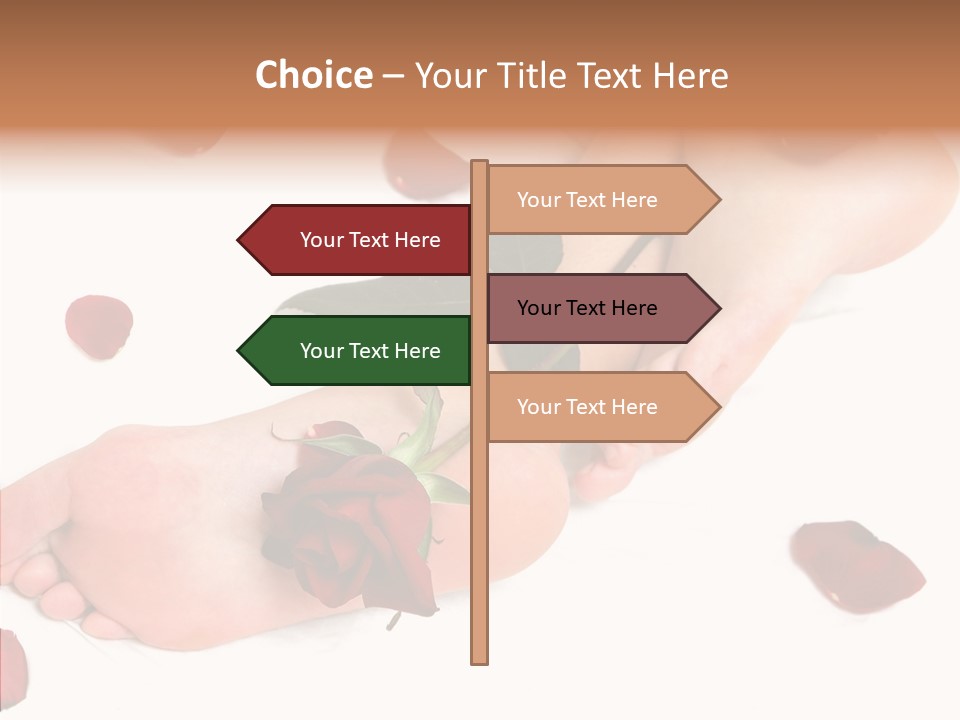 Caress Toes Skin PowerPoint Template