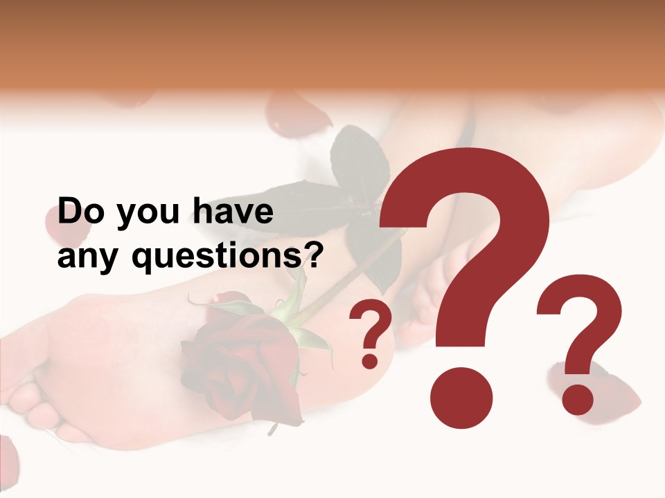 Caress Toes Skin PowerPoint Template