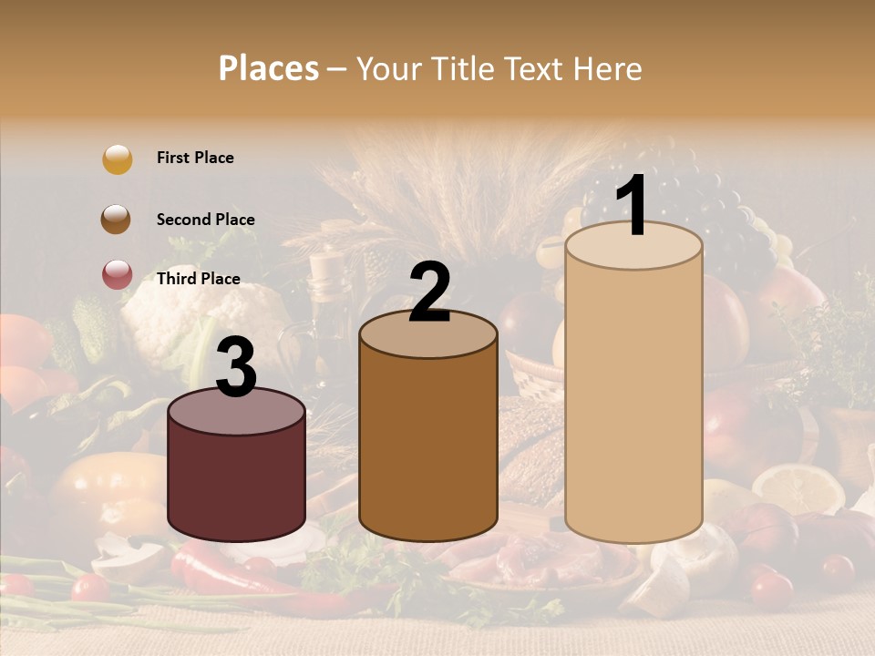 Mushroom Ingredient Edible PowerPoint Template