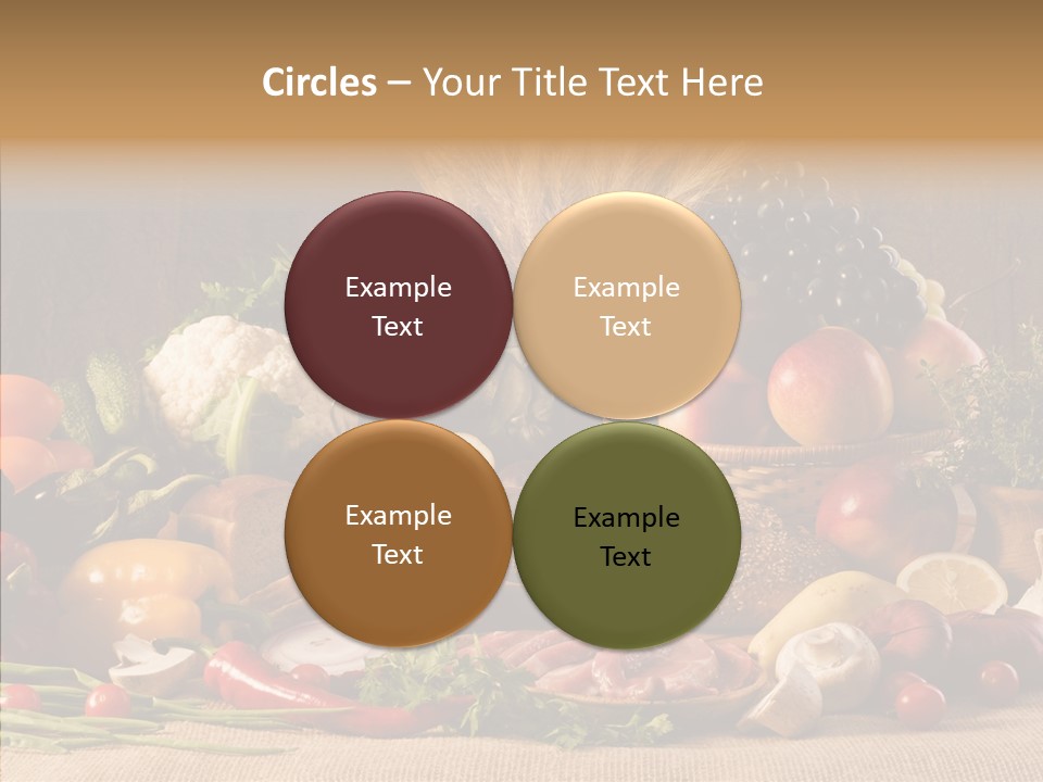 Mushroom Ingredient Edible PowerPoint Template