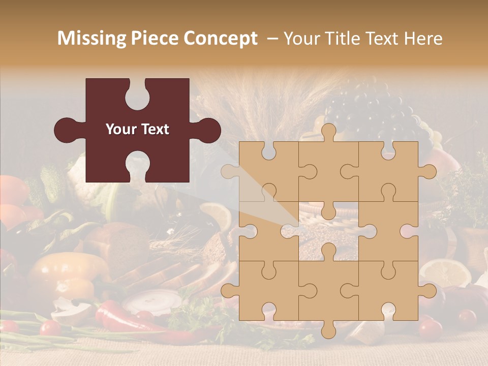 Mushroom Ingredient Edible PowerPoint Template