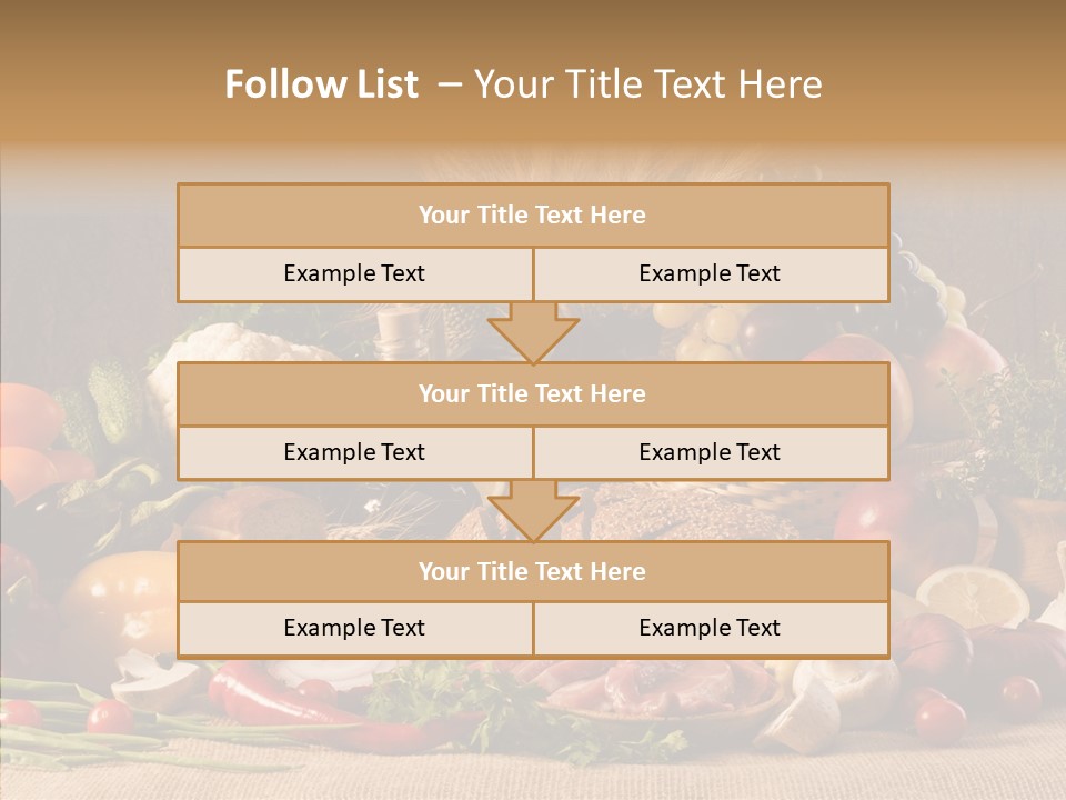 Mushroom Ingredient Edible PowerPoint Template