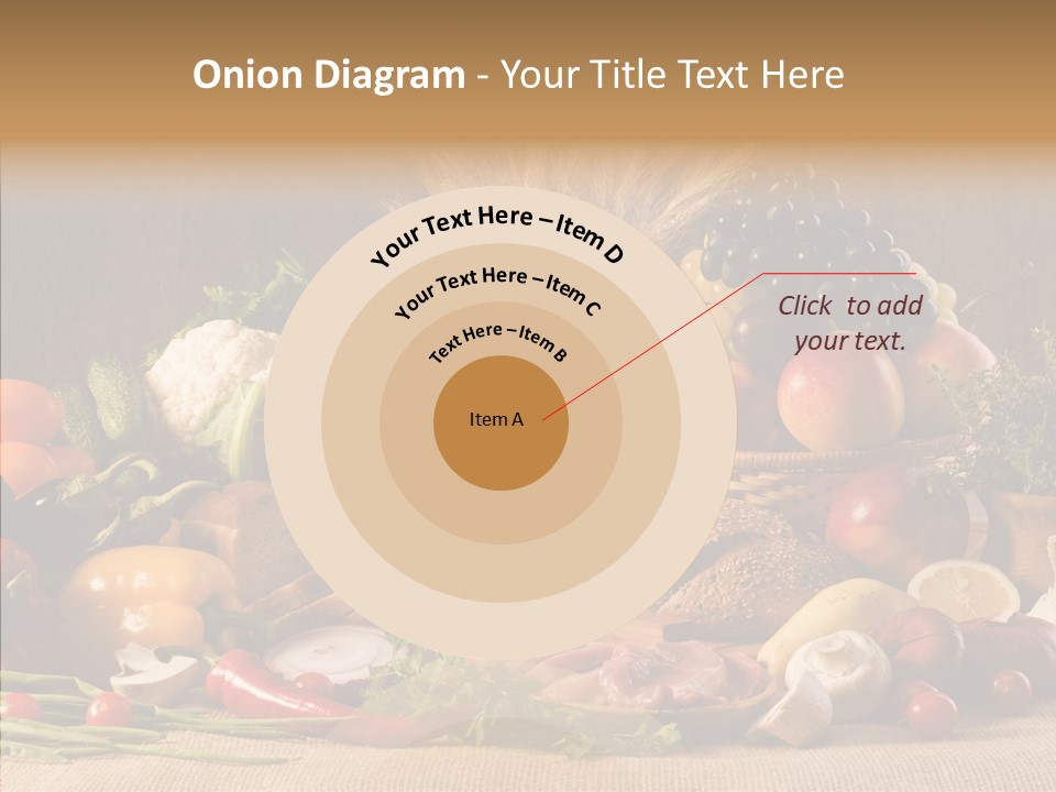 Mushroom Ingredient Edible PowerPoint Template