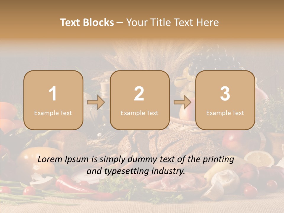 Mushroom Ingredient Edible PowerPoint Template
