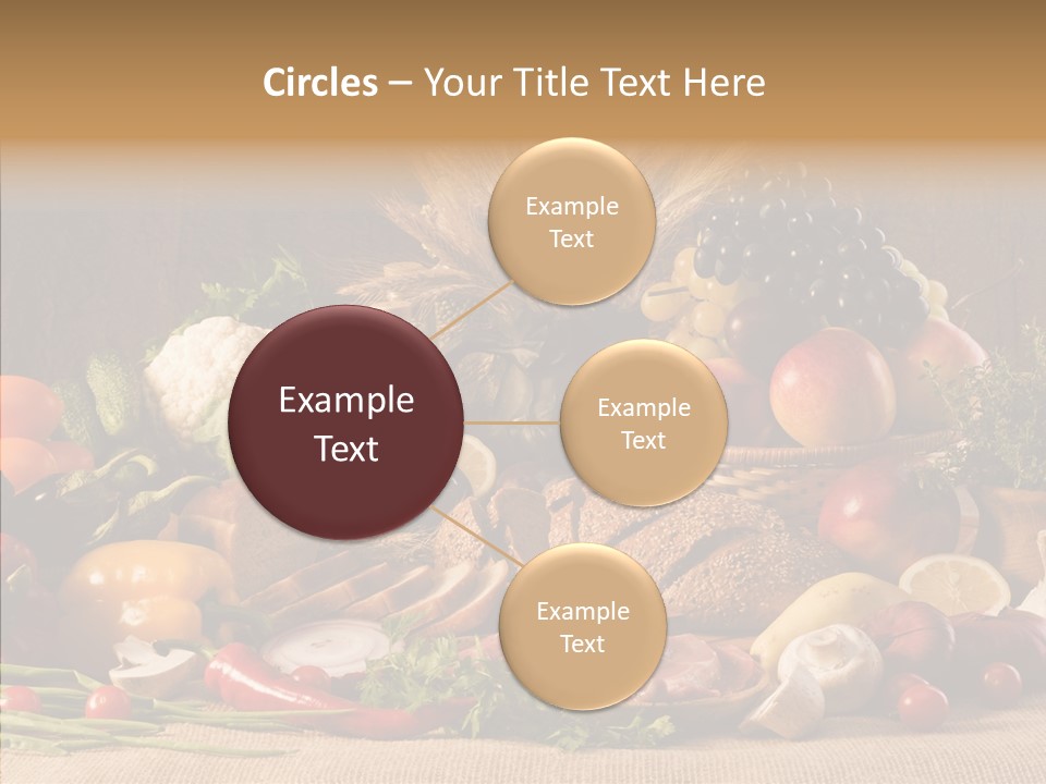 Mushroom Ingredient Edible PowerPoint Template