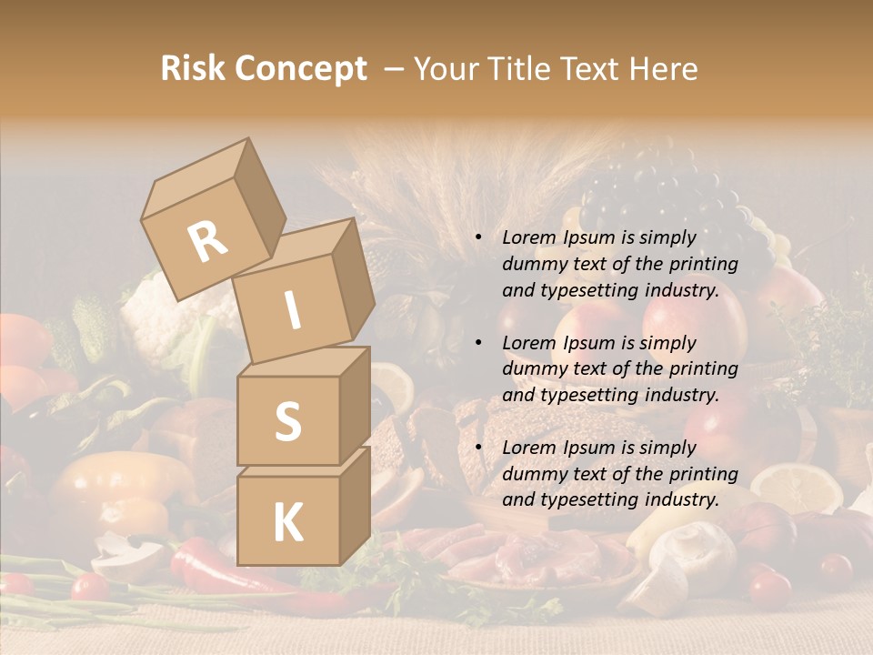 Mushroom Ingredient Edible PowerPoint Template