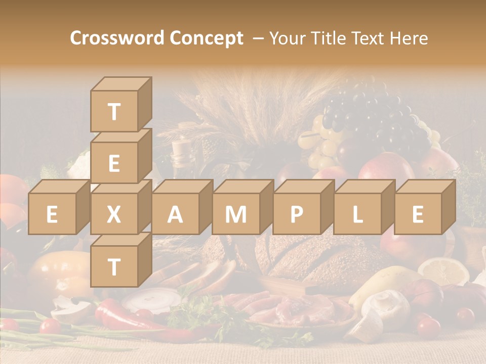 Mushroom Ingredient Edible PowerPoint Template