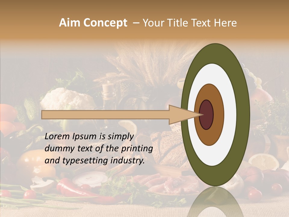 Mushroom Ingredient Edible PowerPoint Template