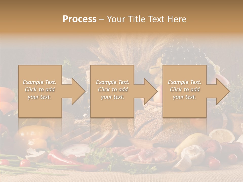 Mushroom Ingredient Edible PowerPoint Template