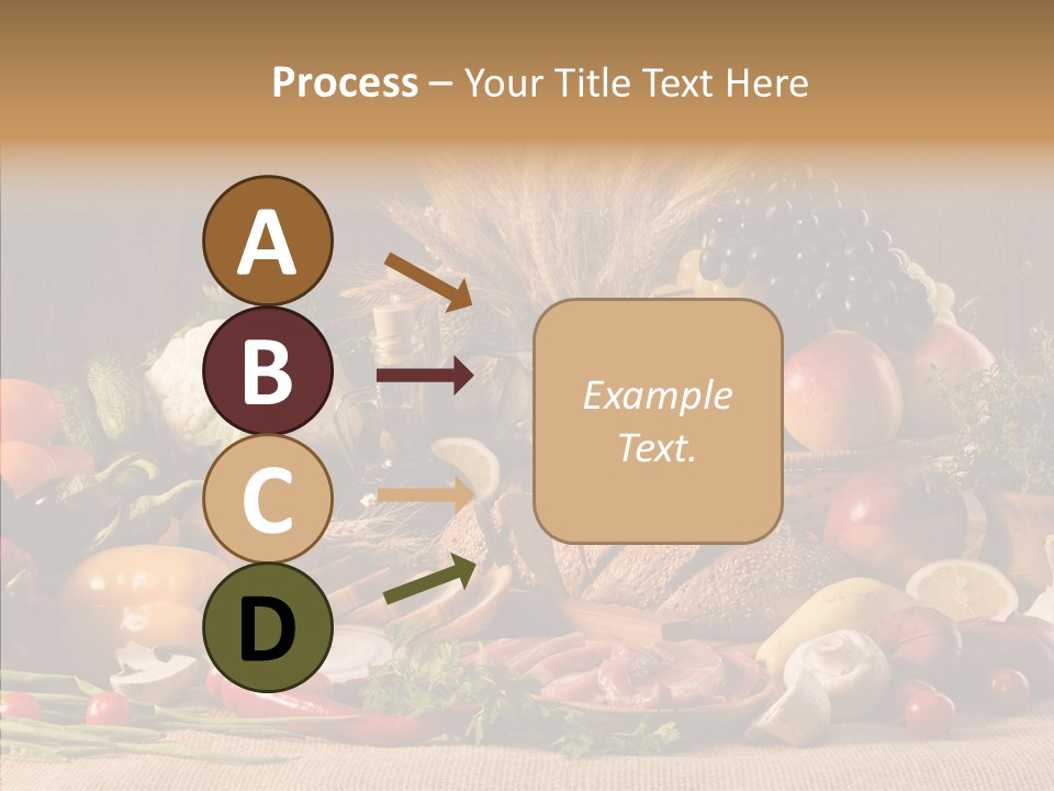 Mushroom Ingredient Edible PowerPoint Template