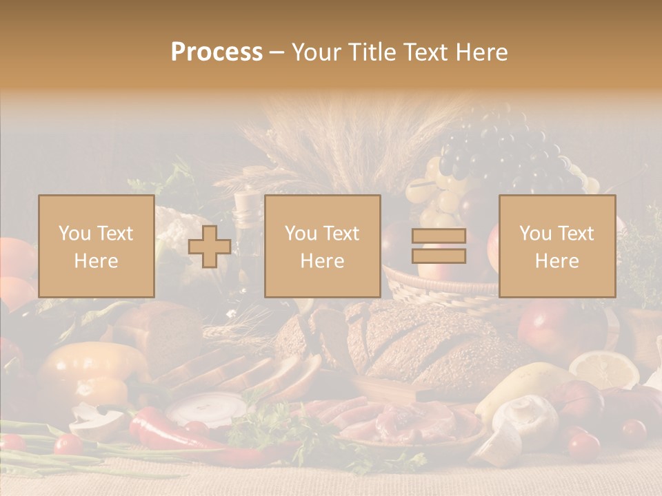 Mushroom Ingredient Edible PowerPoint Template