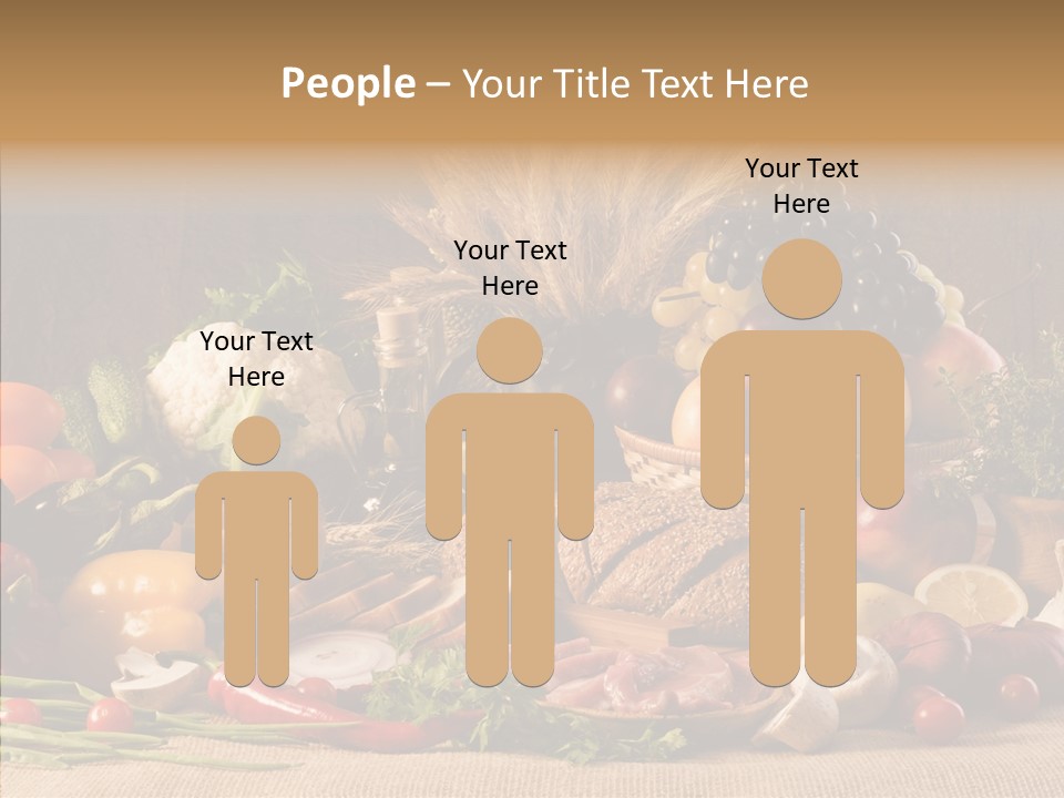 Mushroom Ingredient Edible PowerPoint Template