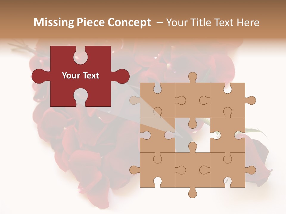 Flower Single Romance PowerPoint Template