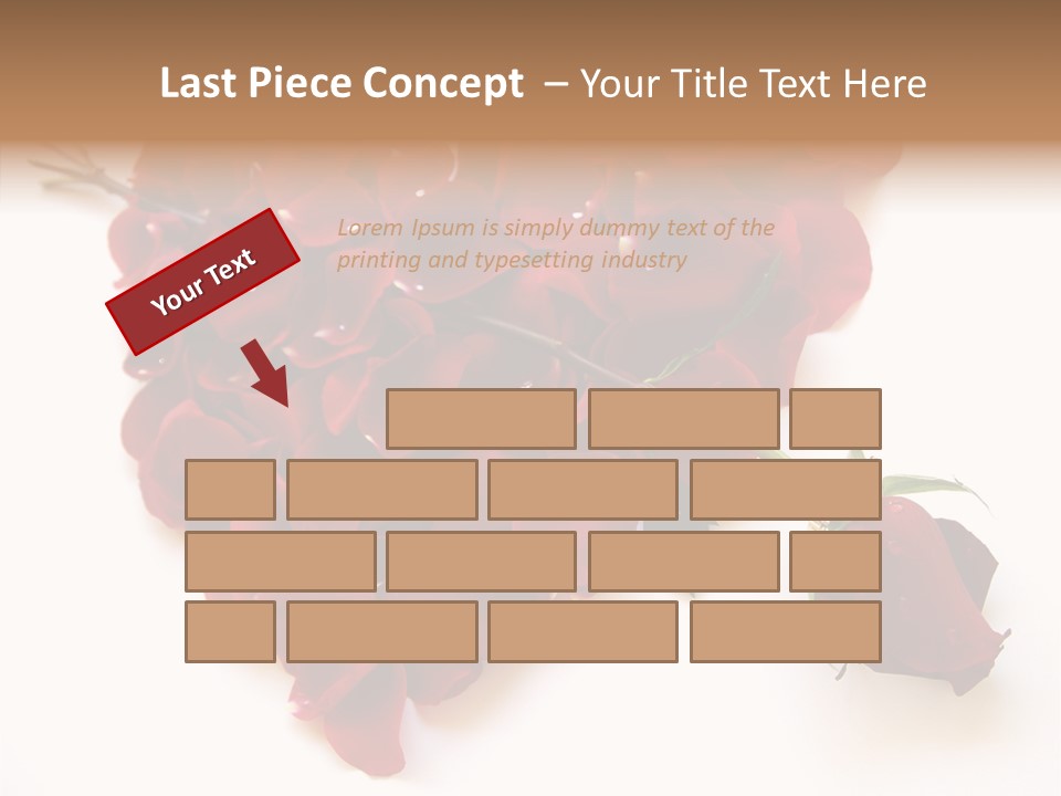 Flower Single Romance PowerPoint Template