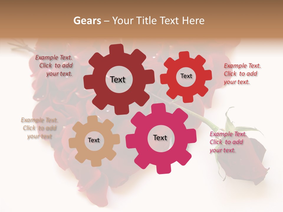 Flower Single Romance PowerPoint Template