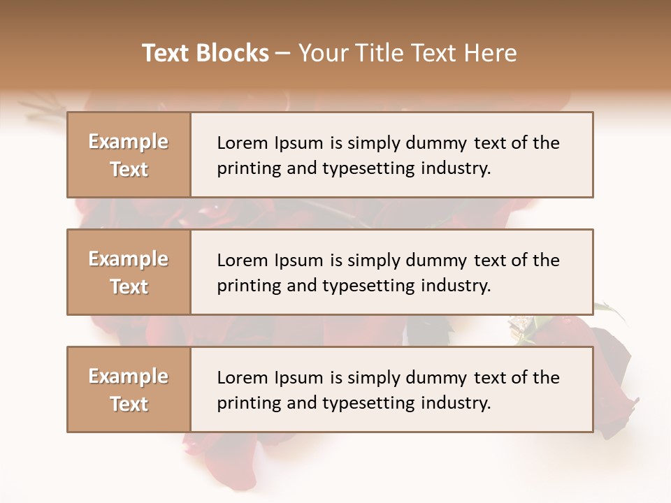 Flower Single Romance PowerPoint Template