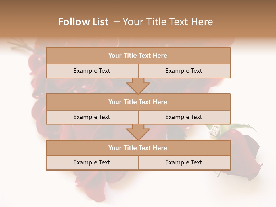 Flower Single Romance PowerPoint Template