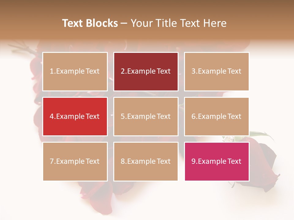 Flower Single Romance PowerPoint Template