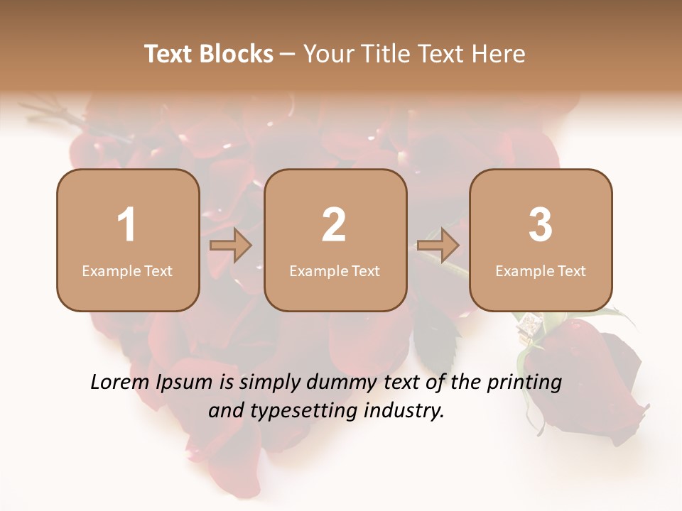 Flower Single Romance PowerPoint Template