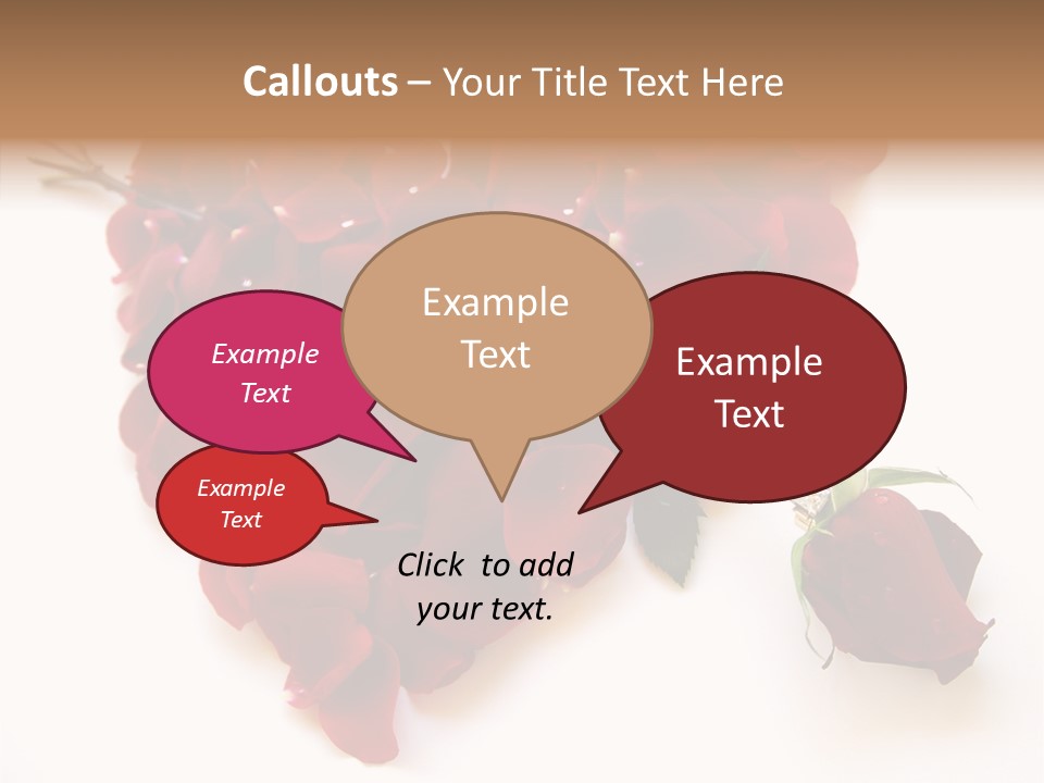 Flower Single Romance PowerPoint Template