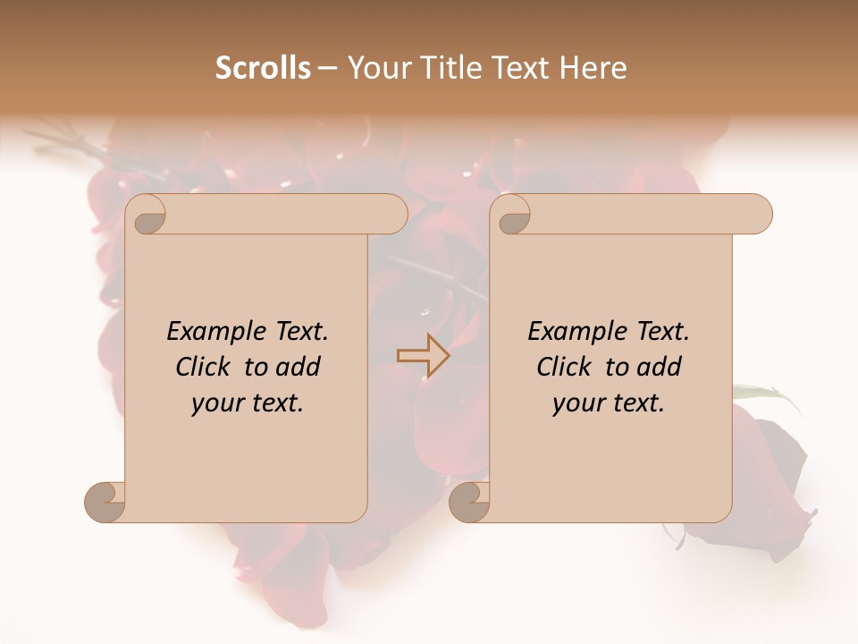 Flower Single Romance PowerPoint Template