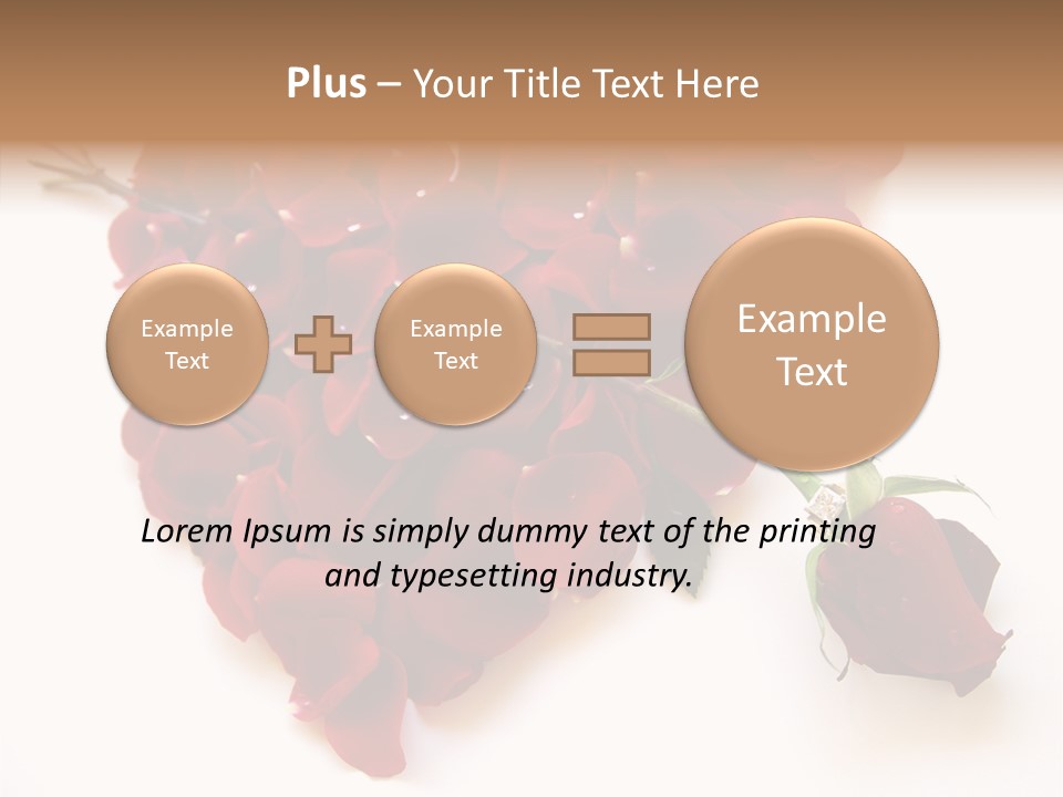 Flower Single Romance PowerPoint Template
