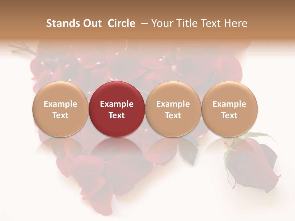 Flower Single Romance PowerPoint Template