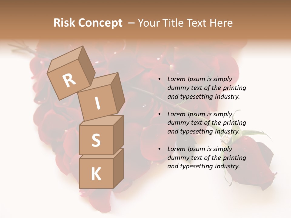 Flower Single Romance PowerPoint Template